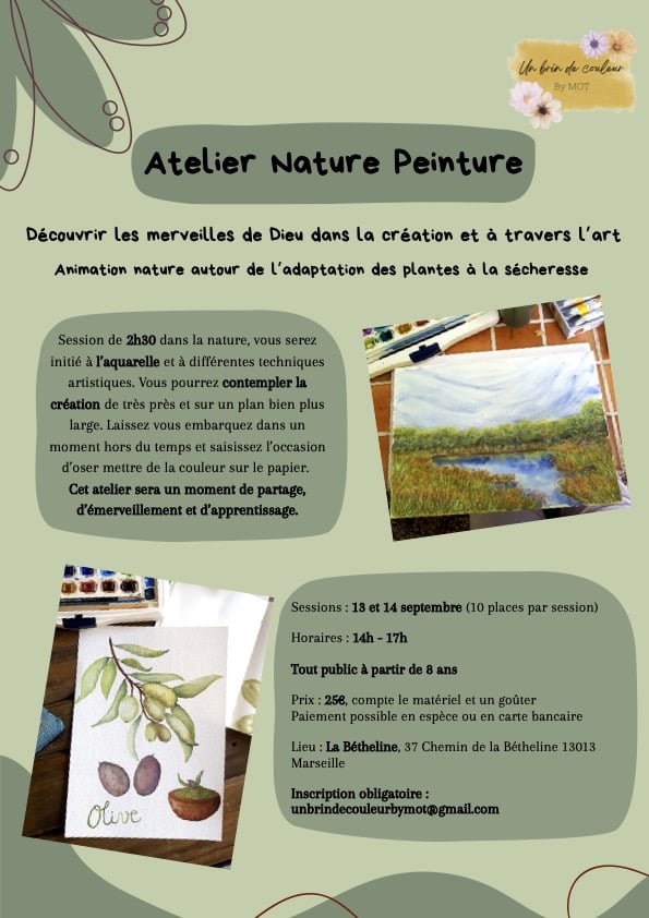 Atelier Nature Peinture près de Marseille